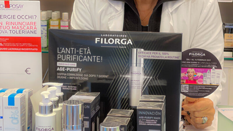 Venerdi 12 Febbraio per tutto il pomeriggio Farmacia Pancaldo ti offre una consulenza personalizzata FILORGA.