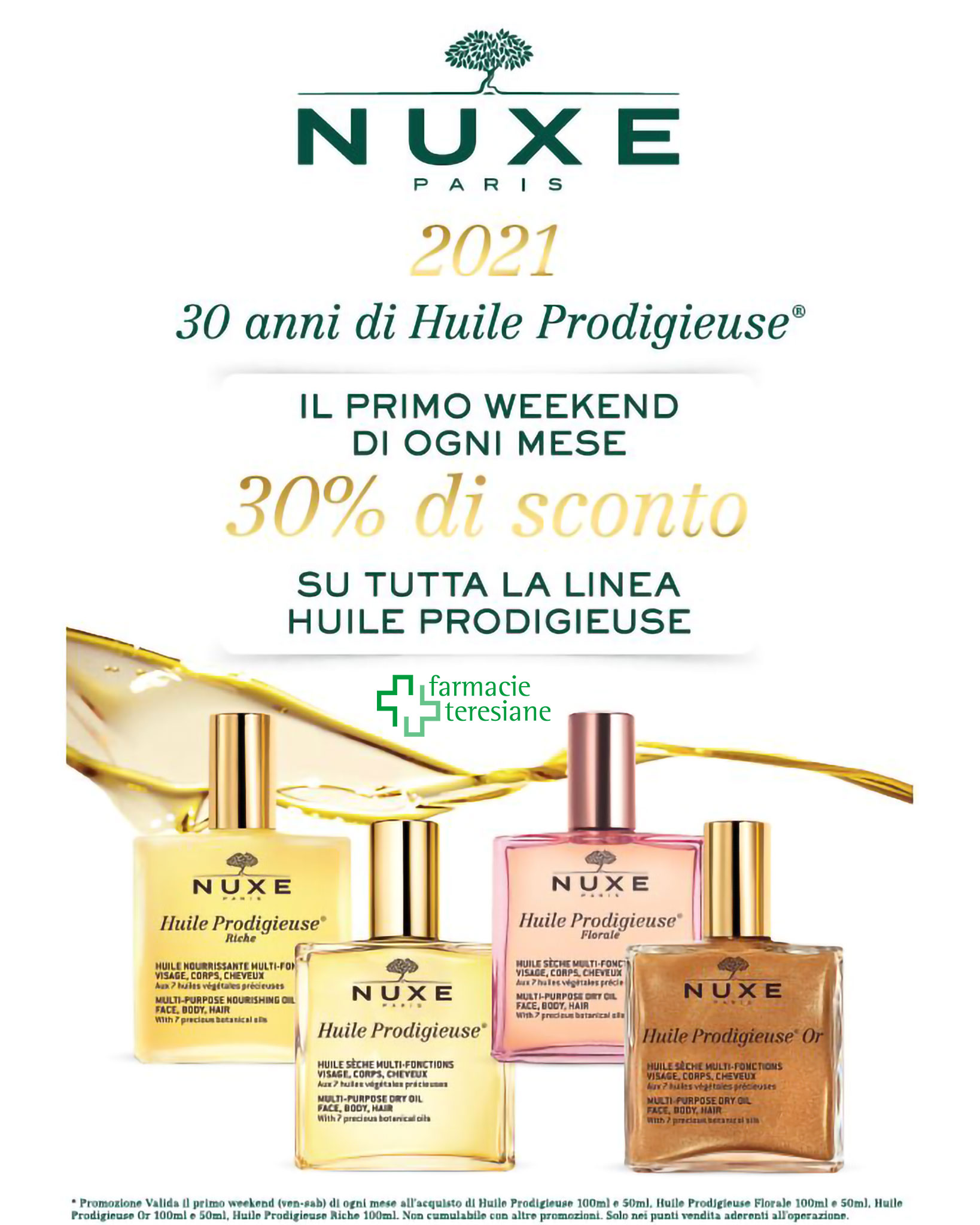 PROMOZIONE NUXE PRIMO WEEKEND DEL MESE