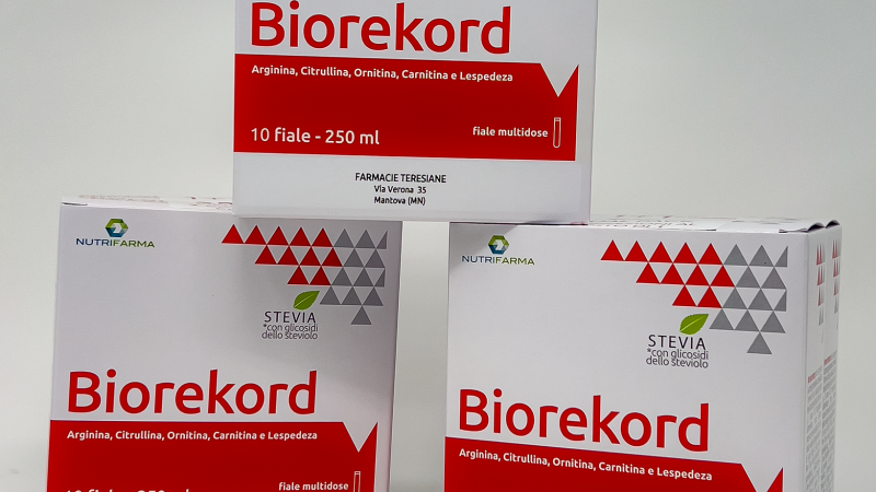 Biorekord is a food supplement that promotes muscle recovery