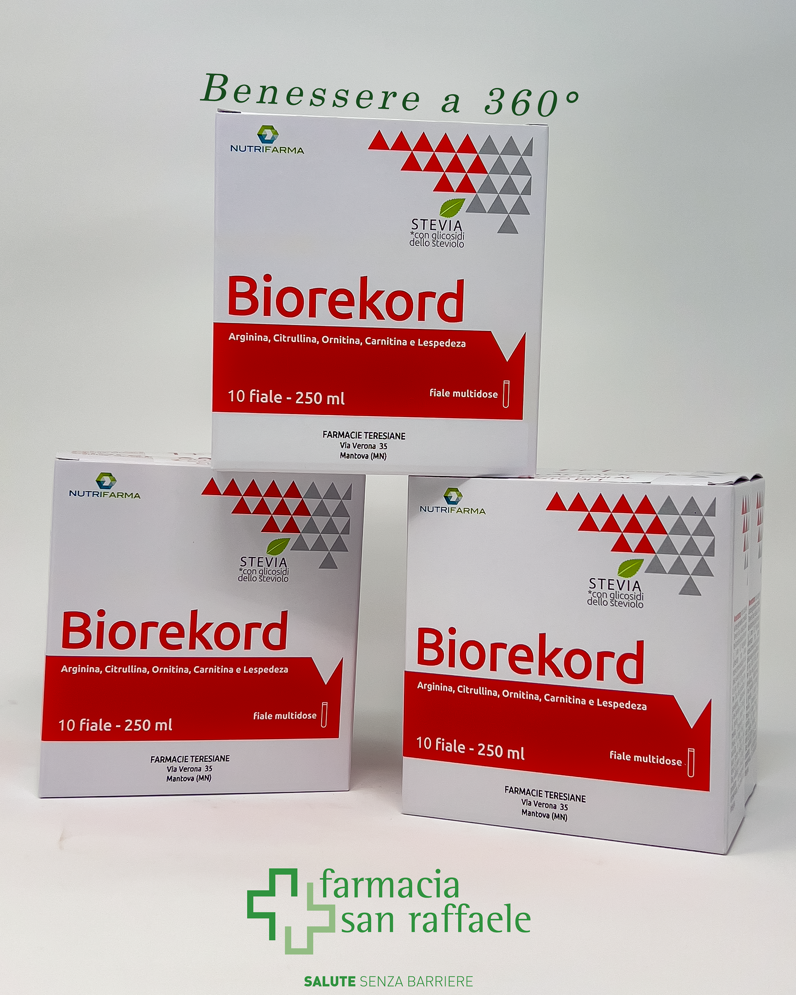 Biorekord is a food supplement that promotes muscle recovery