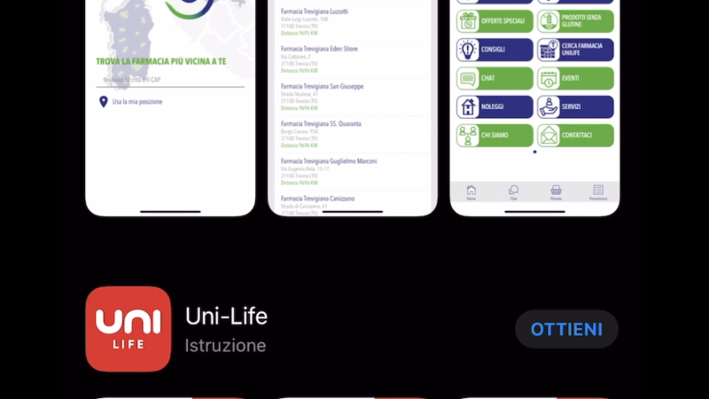 ORDINA FACILE UTILIZZANDO L’APP UNILIFE!