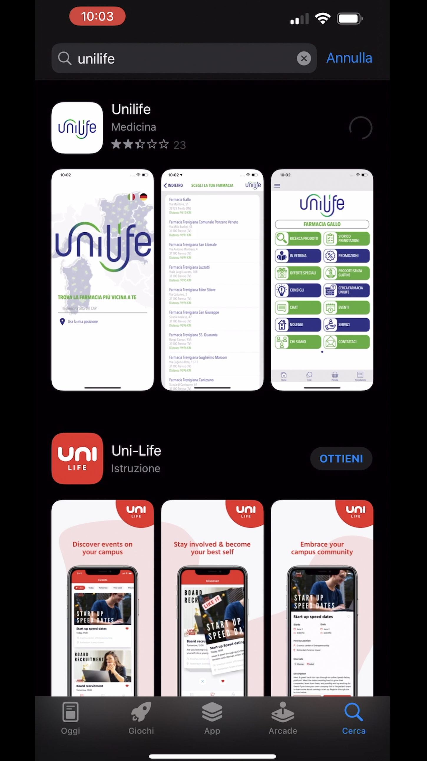 ORDINA FACILE UTILIZZANDO L’APP UNILIFE!