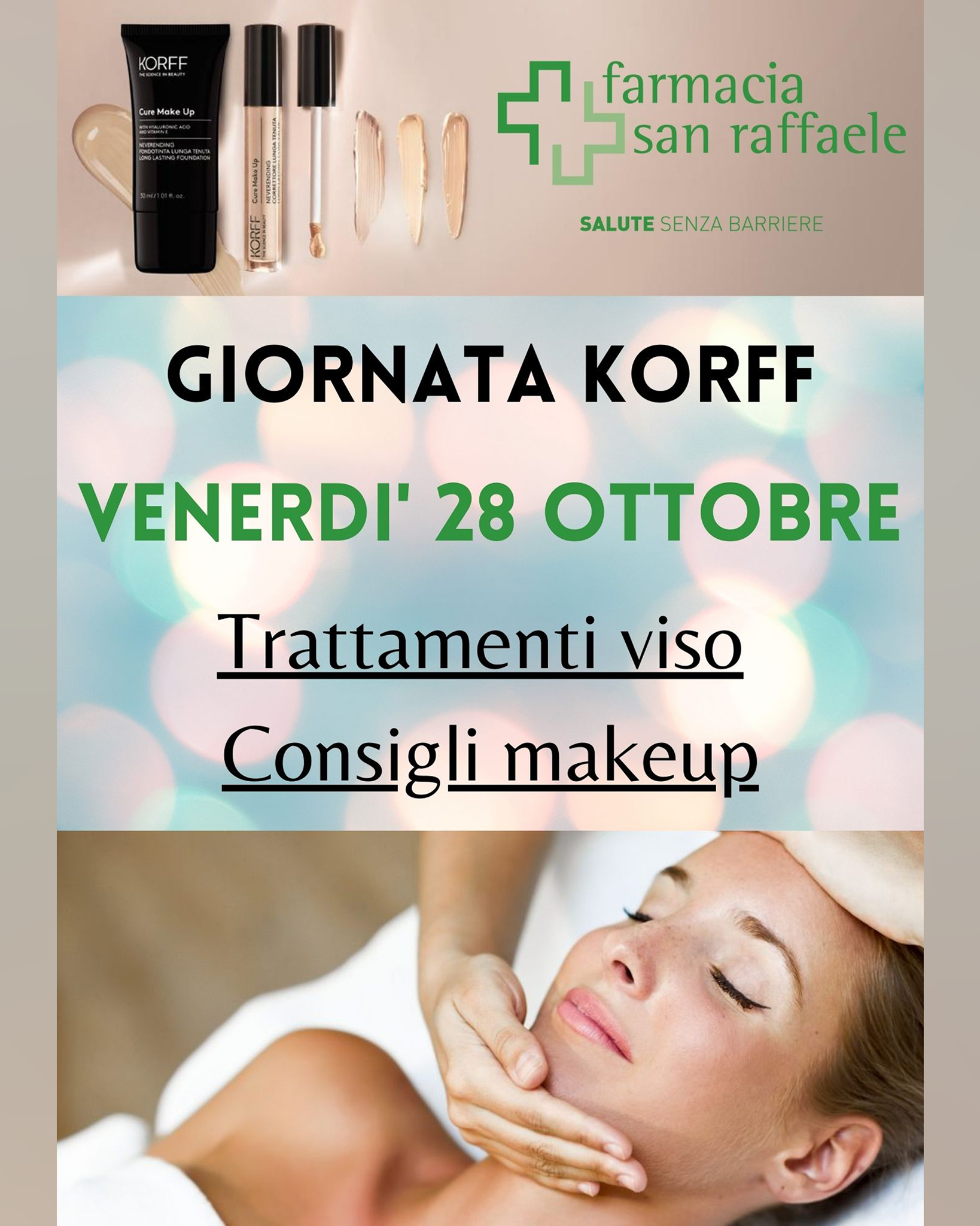 Giornata consigli make-up e trattamenti viso Korff