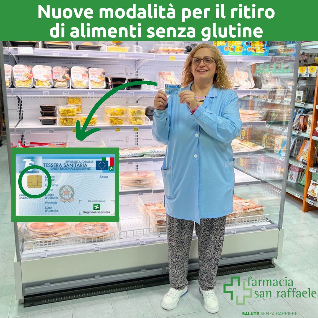 Nuove modalità per il ritiro degli alimenti senza glutine in farmacia