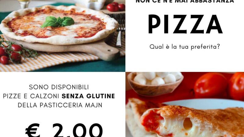 Offerta pizze e calzoni senza glutine !