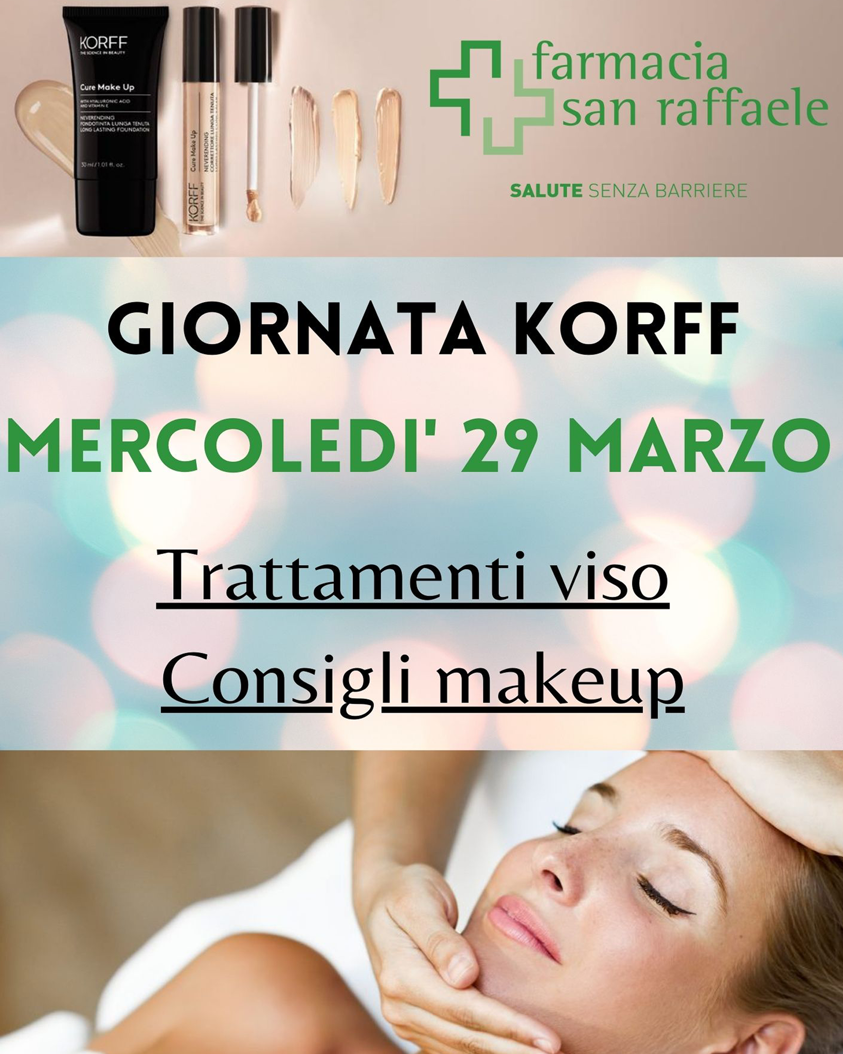 Giornata consigli make-up e trattamenti viso Korff