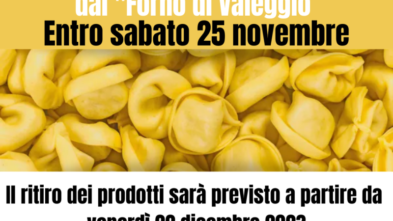 Fresh pasta reservations Il Forno senza Glutine di Valeggio!