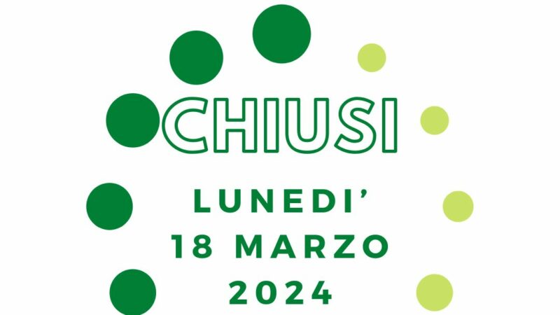 Chiusura per festività del patrono