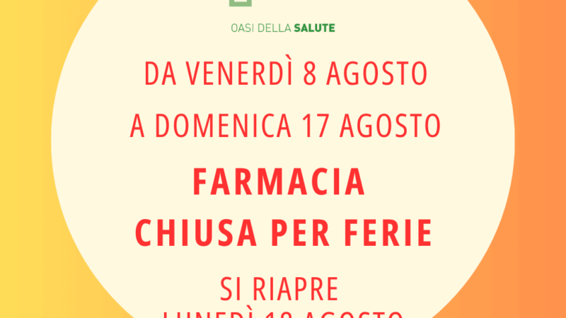 Chiusure per ferie